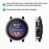 Set 2 Huse Kwmobile cu sticla securizata pentru Garmin vivoactive 5/Active 5, Transparent, Plastic, KWM0000254N001C