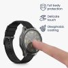 Set 2 Huse Kwmobile cu sticla securizata pentru Huawei Watch GT 4 (46mm), Transparent/Negru, Plastic, KWM0000254O002C