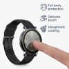 Set 2 Huse Kwmobile cu sticla securizata pentru Huawei Watch GT 4 (41mm), Transparent/Negru, Plastic, KWM0000254P002C