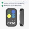 Set 2 Huse complete Kwmobile pentru Xiaomi Smart Band 8 Active/Redmi Band 2, Transparent, Plastic, KWM0000254Q001C