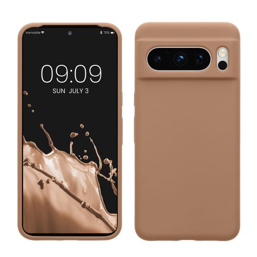 Husa Kwmobile pentru Google Pixel 8 Pro, Crem, Silicon, KWM0000208G031C