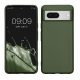 Husa Kwmobile pentru Google Pixel 8, Verde inchis, Silicon, KWM0000208J009C