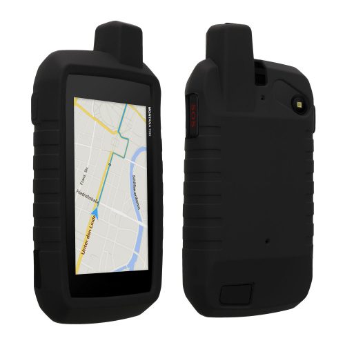 Husa de protectie Kwmobile pentru Garmin Montana 700i/Montana 750i, Negru, Silicon, KWM0000255T001C