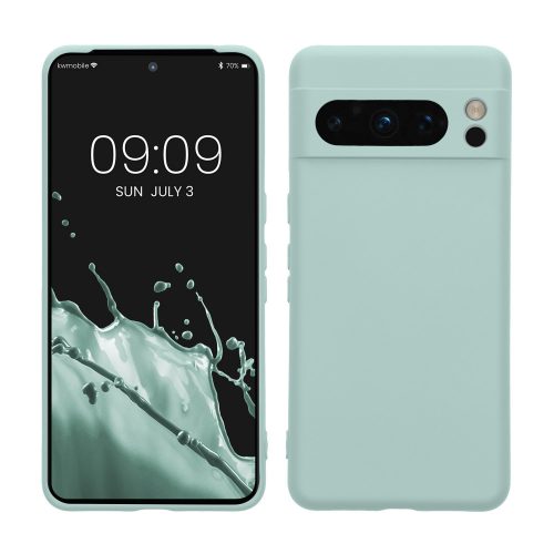 Husa Kwmobile pentru Google Pixel 8 Pro, Verde deschis, Silicon, KWM0000208M005C