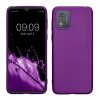 Husa Kwmobile pentru Motorola Moto E13, Violet, Silicon, KWM000022OW002C