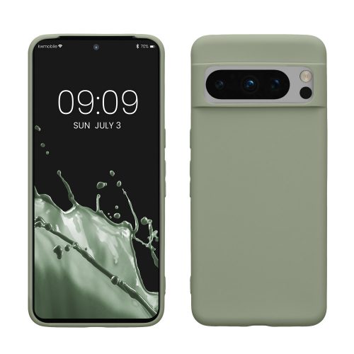 Husa Kwmobile pentru Google Pixel 8 Pro, Verde, Silicon, KWM0000208I013C