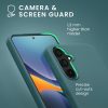 Husa Kwmobile pentru Samsung Galaxy A55, Verde inchis, Silicon, KWM000021ME017C