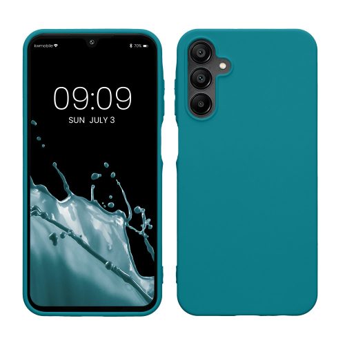 Husa Kwmobile pentru Samsung Galaxy A15 5G, Verde, Silicon, KWM000021MH003C