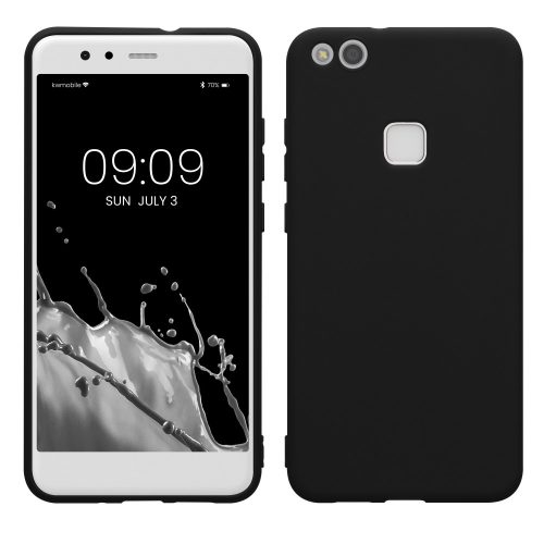 Husa Kwmobile pentru Huawei P10 Lite, Negru, Silicon, KWM0000089W007C