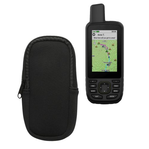 Husa de protectie Kwmobile pentru Garmin GPSMAP 66sr/GPSMAP 67, Negru, Neopren, KWM0000256U001C