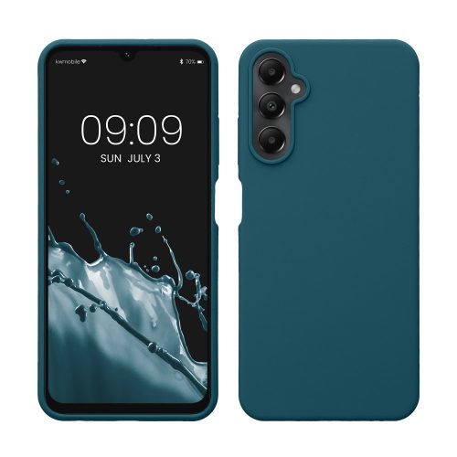 Husa Kwmobile pentru Samsung Galaxy A05s, Verde, Silicon, KWM000021MW002C