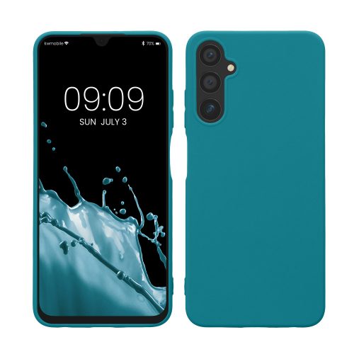 Husa Kwmobile pentru Samsung Galaxy A05s, Verde, Silicon, KWM000021MY003C