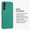 Husa Kwmobile pentru Samsung Galaxy A05s, Verde, Silicon, KWM000021NA004C