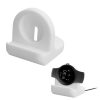 Docking stand Kwmobile pentru Google Pixel Watch, Alb, Silicon, KWM0000257C002C