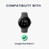 Docking stand Kwmobile pentru Google Pixel Watch, Alb, Silicon, KWM0000257C002C