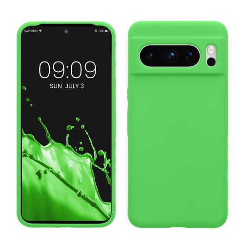 Husa Kwmobile pentru Google Pixel 8 Pro, Verde, Silicon, KWM0000208G037C