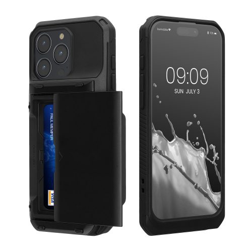 Husa Kwmobile pentru Apple iPhone 15 Pro, Negru, Plastic, KWM000022PJ001C