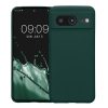 Husa Kwmobile pentru Google Pixel 8, Verde inchis, Silicon, KWM0000208L014C