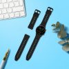 Set 2 Curele Kwmobile pentru Xiaomi Mi Watch Color Sport/S1 Active, Negru, Silicon, KWM000016JX005C