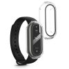 Set 2 Huse complete Kwmobile pentru Xiaomi Mi Band 8, Transparent, Plastic, KWM0000206D002C