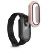 Set 2 Huse complete Kwmobile pentru Xiaomi Mi Band 8, Negru/Roz, Plastic, KWM0000206D003C