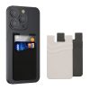 Set 3 Card pocket Kwmobile pentru telefoane, Multicolor, Silicon, KWM000020KG003C