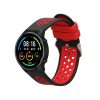 Curea Kwmobile pentru Xiaomi Mi Watch Color Sport/S1 Active, Negru/Rosu, Silicon, KWM0000258B001C