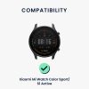 Curea Kwmobile pentru Xiaomi Mi Watch Color Sport/S1 Active, Negru/Rosu, Silicon, KWM0000258B001C