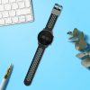 Curea Kwmobile pentru Xiaomi Mi Watch Color Sport/S1 Active, Negru/Gri, Silicon, KWM0000258B002C