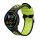 Curea Kwmobile pentru Xiaomi Mi Watch/Mi Watch Color Sport, Negru/Verde, Silicon, KWM0000258C002C