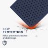 Husa de protectie Kwmobile pentru Samsung Portable SSD T9, Albastru inchis, Silicon, KWM0000258G002C