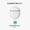 Husa Casti Kwmobile pentru Google Pixel Buds Pro, Verde inchis, Silicon, KWM000017PL004C