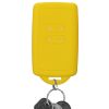 Husa Cheie Auto Kwmobile pentru Renault 4 Butoane - Smart Key, Galben, Silicon, KWM000009SO044C