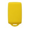 Husa Cheie Auto Kwmobile pentru Renault 4 Butoane - Smart Key, Galben, Silicon, KWM000009SO044C