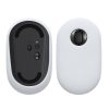 Husa mouse Kwmobile pentru Apple Magic Mouse, Alb, Silicon, KWM0000259K002C