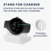 Docking stand Kwmobile pentru Google Pixel Watch 2, Alb, Silicon, KWM0000259O002C