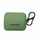 Husa Casti Kwmobile pentru SONY INZONE WF-G700N, Verde inchis, Silicon, KWM0000259T002C