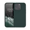 Husa Kwmobile pentru Apple iPhone 14 Pro, Verde inchis, Silicon, KWM000016NK036C