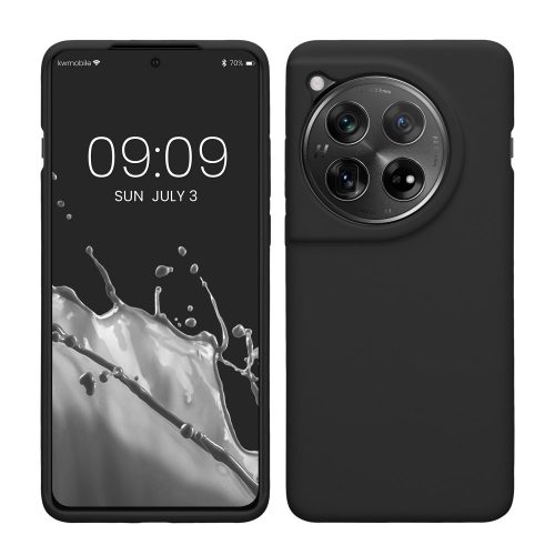 Husa Kwmobile pentru OnePlus 12, Negru, Silicon, KWM000022QC001C