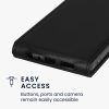 Husa Kwmobile pentru Samsung Galaxy A05s, Negru, Piele ecologica, KWM000021OL001C