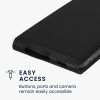 Husa Kwmobile pentru Samsung Galaxy A25, Negru, Piele ecologica, KWM000021ON001C