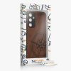 Husa Kwmobile pentru Samsung Galaxy A25, Maro, Lemn, KWM000021PN001C