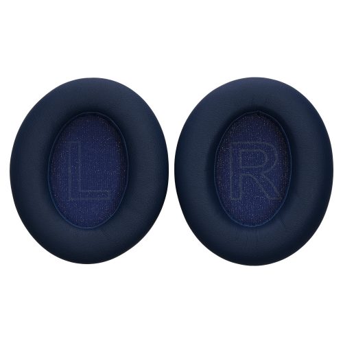 Set 2 Perne de urechi Kwmobile pentru JBL Soundcore Life Q20, Albastru inchis, Piele ecologica, KWM0000176Q002C