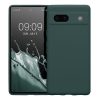 Husa Kwmobile pentru Google Pixel 7a, Verde inchis, Silicon, KWM000019YF017C