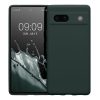 Husa Kwmobile pentru Google Pixel 7a, Verde inchis, Silicon, KWM000019YF018C