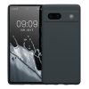 Husa Kwmobile pentru Google Pixel 7a, Gri inchis, Silicon, KWM000019YF019C