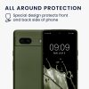 Husa Kwmobile pentru Google Pixel 7a, Verde inchis, Silicon, KWM000019YG008C