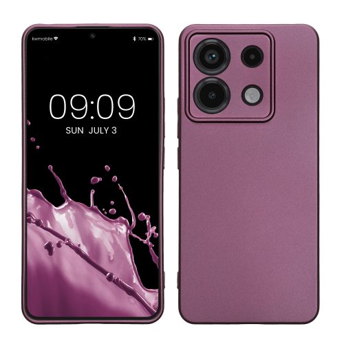 Husa Kwmobile pentru Xiaomi Redmi Note 13 Pro 5G/Poco X6, Mov, Silicon, KWM000020LE003C