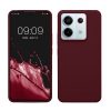 Husa Kwmobile pentru Xiaomi Redmi Note 13 Pro 5G/Poco X6, Visiniu, Silicon, KWM000020LF004C