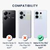 Set 3 Folii de protectie Kwmobile pentru Xiaomi Redmi Note 13 Pro/Poco X6, Transparent, Plastic, KWM000020LI001C